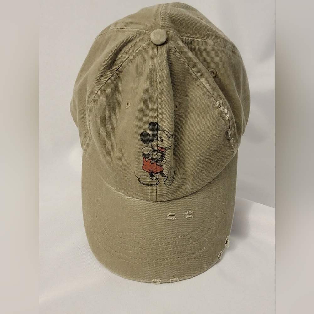 Disney Parks Mickey Mouse Distressed Adult Cap